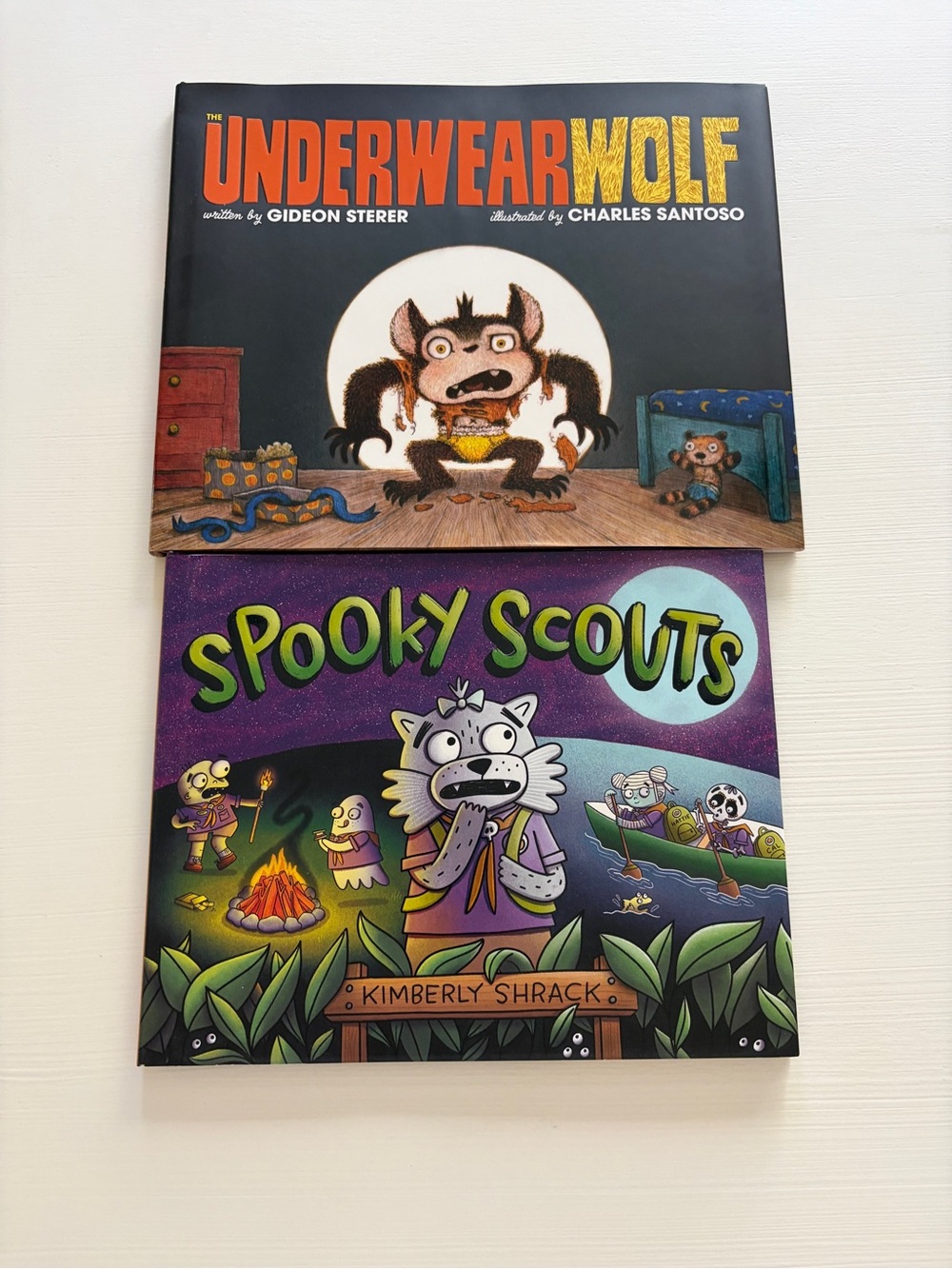 The Underwearwolf and Spooky Scouts by - Purple Kids Halloween Picture Book